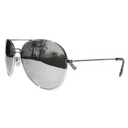 Lunettes de soleil mirroir pilot police slimframe cm