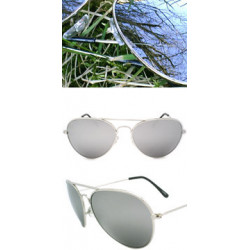 Lunettes de soleil mirroir pilot police slimframe cm