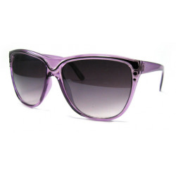 Retro Fashion Wayfarer Sonnenbrille striped purple