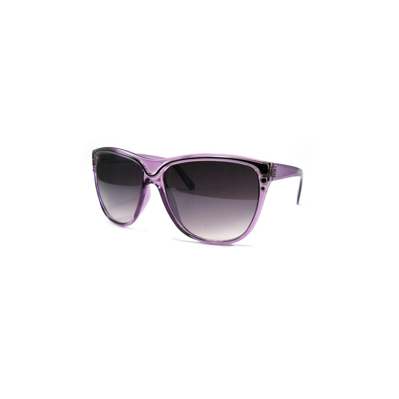 Retro Fashion Wayfarer Sonnenbrille striped purple