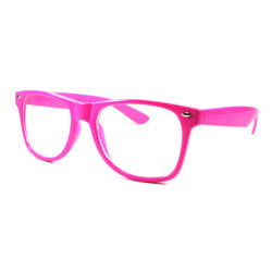 Wayfarer Party Sonnenbrille leuchtet im Dunklen pink