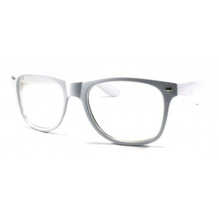 Nerd Neon Wayfarer Sonnenbrille weiss