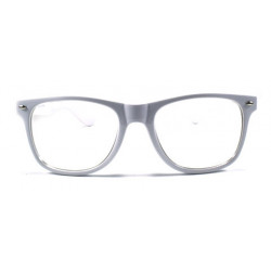 Nerd Neon Wayfarer Sonnenbrille weiss