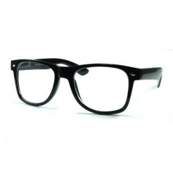 Nerd Party Wayfarer Sonnenbrille schwarz