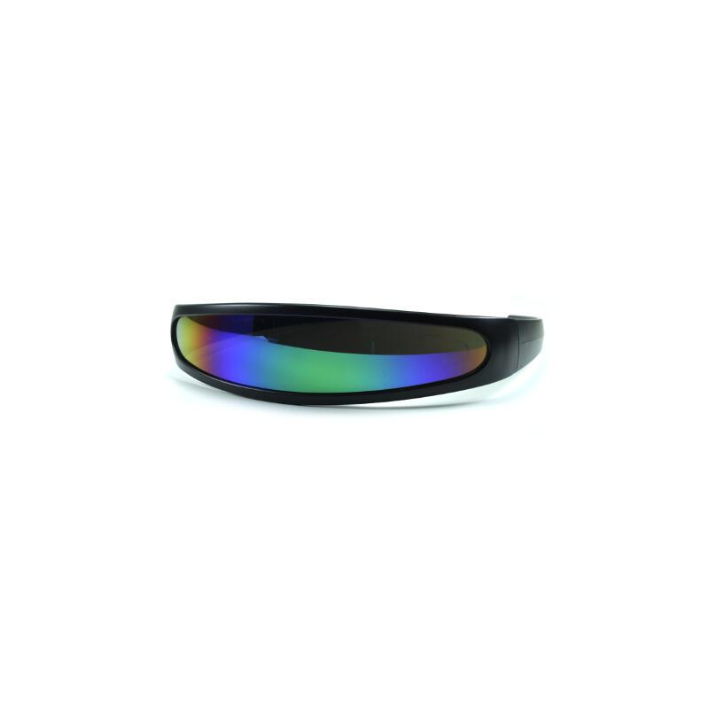 Spacige Party Sonnenbrille CYLON Revo-rainbow