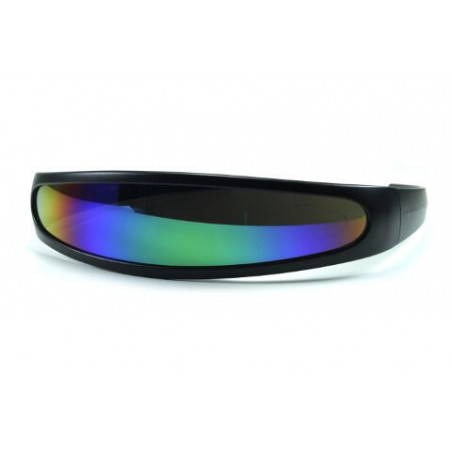 Spacige Party Sonnenbrille CYLON Revo-rainbow