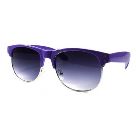 Clubmaster Designer Sonnenbrille purple