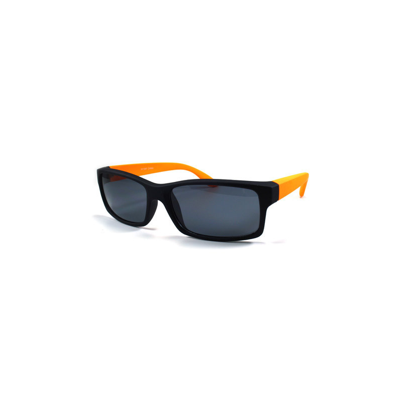 Square Fashion Wayfarer Sonnenbrille schwarz orange