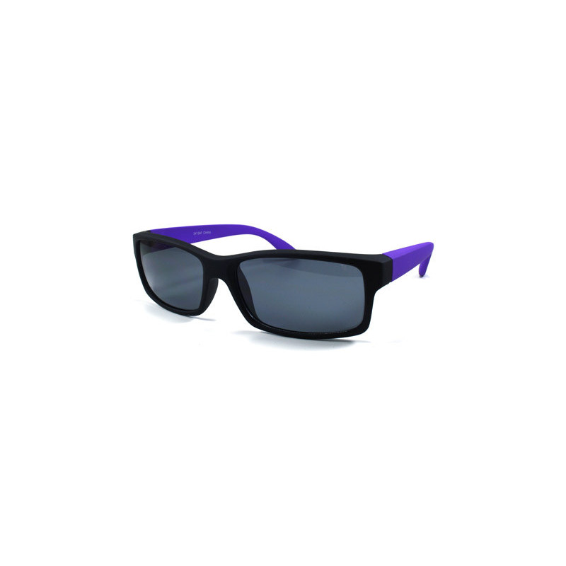 Square Fashion Wayfarer Sonnenbrille schwarz purple