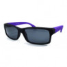 Square Fashion Wayfarer Sonnenbrille schwarz purple