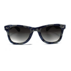 Camo Army Wayfarer Sonnenbrille Tarnfarben blau